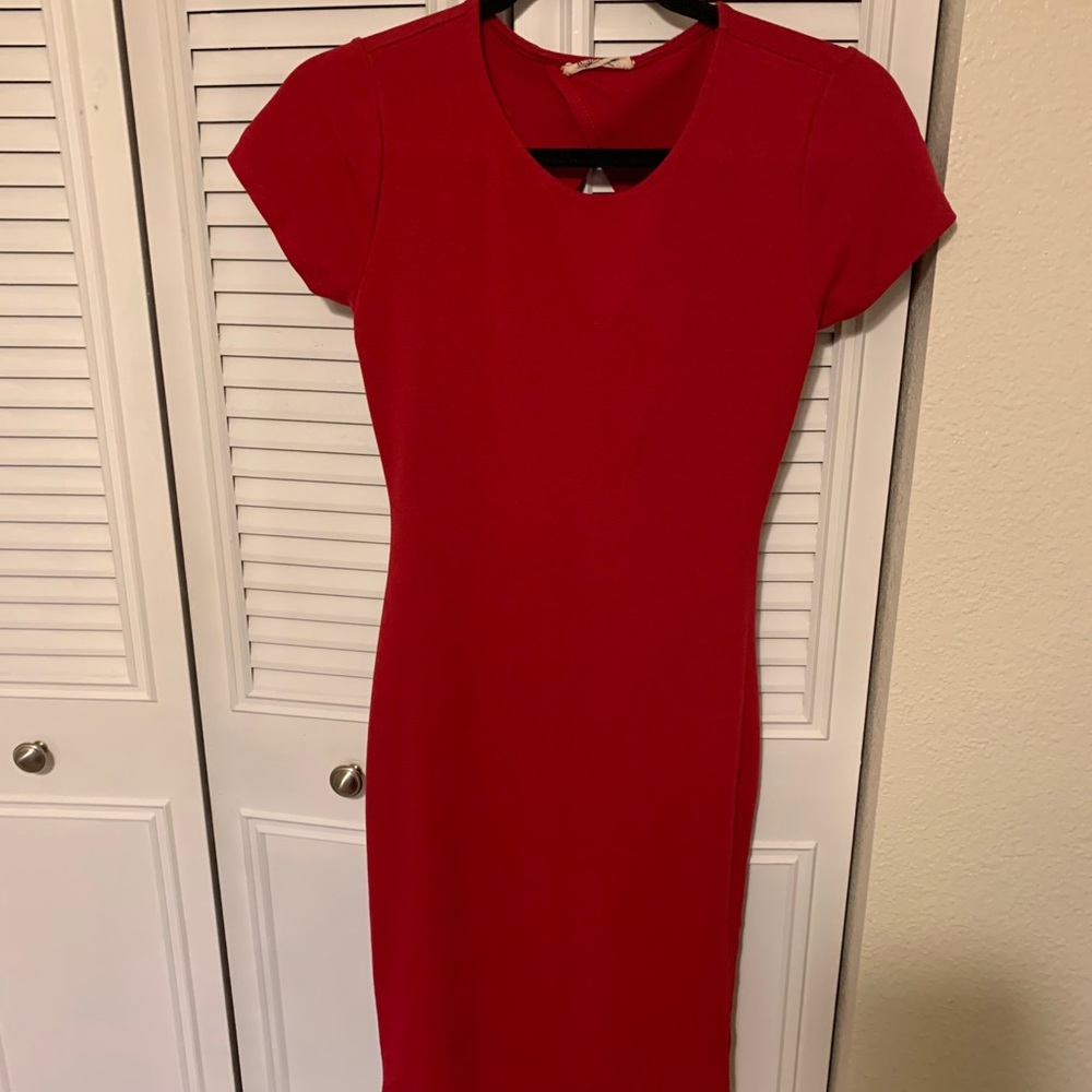 Red dress